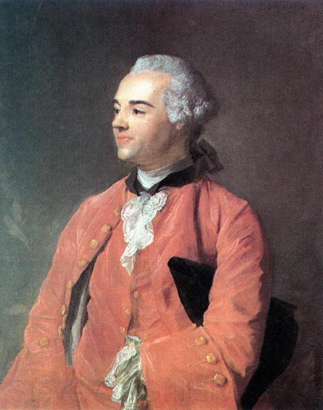 PERRONNEAU, Jean-Baptiste Portrait of Jacques Cazotte af
